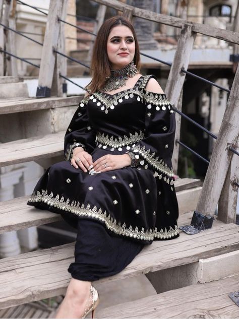 Afghani Clothes New Design Pathani Frock, Afghani Dresses, Afghani Dress, Afghani Clothes, Afghan Fashion, Afghan Clothes, Women Dresses Classy, Afghan Dresses