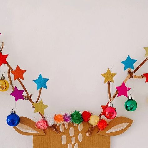 Elf Crafts For Kids, Cardboard Reindeer, Rudolph Crafts, Christmas Cardboard, Toilet Humour, Elf Crafts, Antler Crafts, Reindeer Games, Reindeer Craft