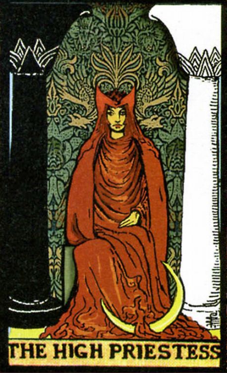 Highest Priestess Tarot, Highest Priestess, The High Priestess, Witch Tarot, Whisper In Your Ear, High Priestess, Scarlet Witch, The High, Scarlet