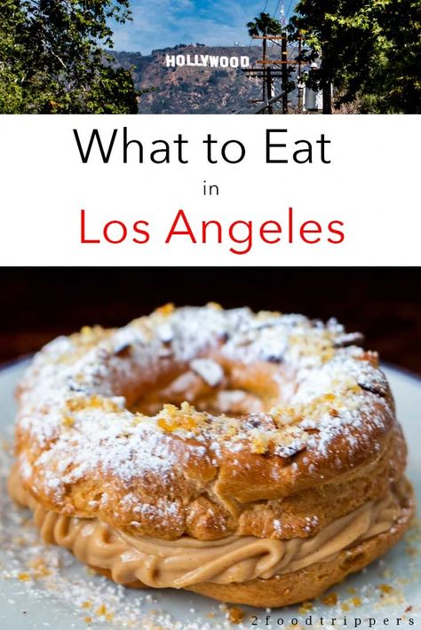 Wondering what to eat in Los Angeles? We share our favorite Los Angeles food experiences. #LosAngeles #LosAngelesFood #WhatToEatInLosAngeles Seattle Travel, Travel Foodie, California Food, Usa Destinations, Los Angeles Food, Bean Cakes, Travel Ireland, Los Angeles Restaurants, Best Thai