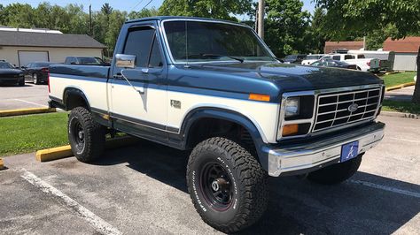 1986 Ford F150 Pickup | T152 | Louisville 2017 1986 Ford Truck, 80s Pickup Truck, Ford Trucks Lifted, 86 Chevy Truck, 1985 Ford F150, Bullnose Ford, 1986 Ford F150, Ford F250 Diesel, Ford F150 Lifted