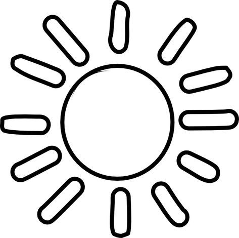 Free Sun Clipart Black and White Pictures - Clipartix Sun Clipart Black And White, Dallas Cowboys Clipart, Sun Outline, Sun Clip Art, Sun Clipart, Art Outline, Emoji Clipart, Laughing Emoji, Tree Clipart