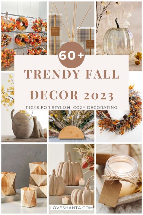 Pumpkins Pillows, Fall Decor 2023, Holiday Decor Trends, Rustic Dinnerware, Fall Vignettes, Decor 2023, Hot Cider, Modern Fall, Autumn Decorating