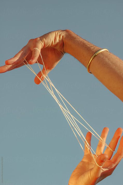 Cats Cradle Aesthetic, Cats Cradle Illustration, Hands In The Sky, Hand Reference Photos, Hands To Draw, Photos Of Hands, Hand Aesthetic, Hands Photography, Hand References