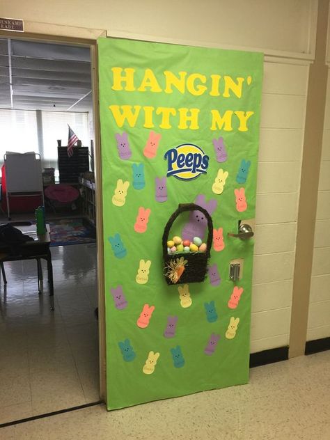 Easter Classroom Door, Easter Door Decorations, Teacher Door Decorations, Preschool Door, Door Decorations Classroom Christmas, Easter Classroom, Infant Classroom, Diy Classroom Decorations, School Door Decorations