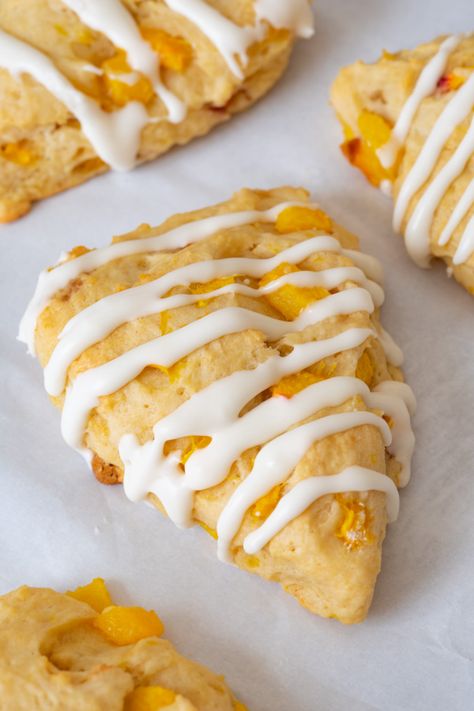 Peach Scones | Reality Bakes Peach Scones Recipe, J Alfred Prufrock, Sour Cream Scones, Peach Scones, Cranberry Orange Scones, Chocolate Scones, Flannel Trousers, Homemade Scones, Peach Recipes