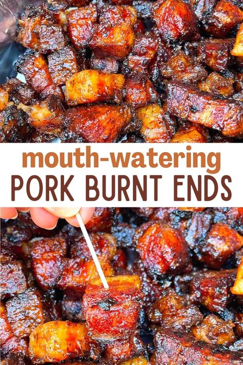 Smoked pork belly burnt ends are a crowd favorite. We have the most tender, flavorful and mouthwatering BBQ pork burnt ends recipe right here. Candied Pork Belly Burnt Ends, Pork Belly Burnt Ends Big Green Egg, Smoked Pork Burnt Ends, Pork Belly Burnt Ends Recipe, Best Pork Belly Burnt Ends, Burnt Ends Recipe Smoker, Pellet Smoker Burnt Ends, Porkbelly Burnt Ends, Smoker Pork Belly Burnt Ends