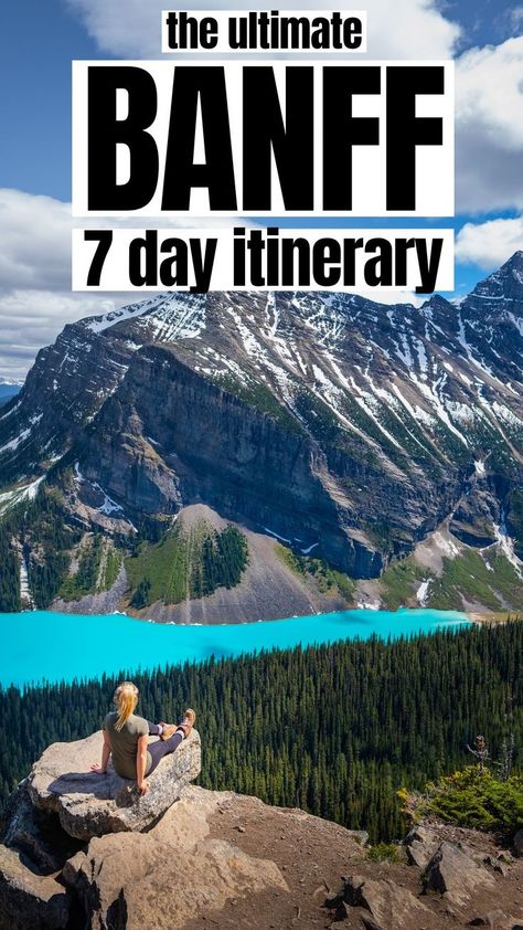 Planning a trip to Banff and searching for a proper Banff itinerary? We are here to help you with your amazing trip to the Canadian Rockies. Calgary Banff Itinerary, Alberta Itinerary, Best Time To Visit Banff, Banff Trip, Banff Itinerary, Banff Travel, Canada Mountains, Backpacking Canada, Canada Vacation