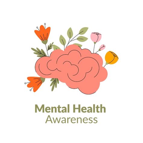 Free vector flat design mental health te... | Free Vector #Freepik #freevector #personal-logo #logo #logo-templates #balance-logo Mapeh Subject Design Logo, Mental Health Logo Design, Mental Health Logo, Health Logo Design, Wellbeing Logo, Mental Health Symbol, Support Logo, Health Application, Health Symbol