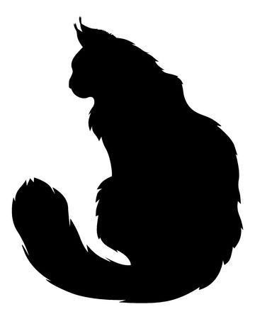 Nativity Silhouette, Black Cat Silhouette, Black Cat Tattoos, Deco Jungle, Silhouette People, Up Tattoo, Laser Art, Cat Quilt, Animal Silhouette