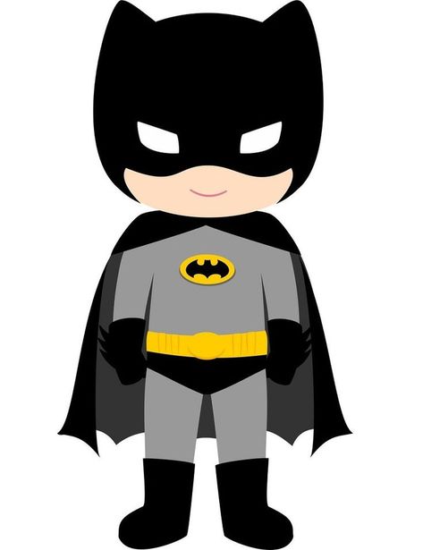 Batman Clipart, Robin Superhero, Diy Costumes For Boys, Family Costumes Diy, Batman Diy, Batman Baby, Cuttable Designs, Batman Cartoon, Baby Batman