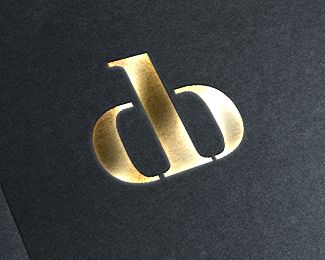 db logo Logo design - db initial logo Price $99.00 Cb Logo Design Ideas, Db Logo Design Letter, Db Monogram Logo Design, Db Logo Design Ideas, Cb Logo Design, Db Logo Design, Db Tattoo, Bd Logo, 3d Writing