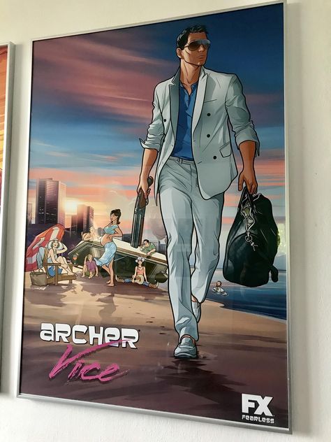 Archer Show, Archer Series, Archer Tv Show, Archer Fx, Sterling Archer, Aisha Tyler, 20th Century Studios, Fabric Poster, Nba Season