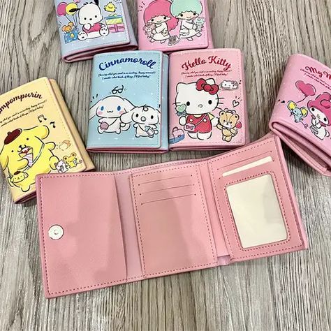 Faster shipping. Better service Kawaii Money, Kawaii Wallet, Wallet Inspiration, Cute School Stationary, Perfect Money, Money Wallet, Cute Wallets, Pu Leather Wallet, Leather Coin Purse