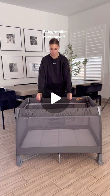 CHELSY MCMARYION on Instagram: "10/10 FOR ME!!!! 😮‍💨😮‍💨😮‍💨😮‍💨 easy set up/fold + a ✨padded✨ mattress???? @chicco.usa obsessed!!! You can find it in my Amazon storefront under ‘BABY REGISTRY’ (bc it honestly should be a must have product) or comment ‘NEED’ and I’ll send the link directly to your DMs 🧚 #babymusthaves #traveltips #packandplay #playyard #toddlertravel Playyard, pack and play, mom tips, mom hacks, traveling with kids, travel crib, toddler must have, baby must have, travel bed, Chicco dash" Nursery With Pack And Play, Pack And Play Hacks, Pack And Play As Crib, Diy Bassinet Mattress, Pack N Play Toddler Bed, Cosleeping Bedroom, Baby Pack And Play, Camper Table, Foldable Crib