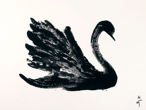 René Gruau Friedensreich Hundertwasser, Black Swan Aesthetic, Black Swans, Rene Gruau, Chloe Rose, Mazzy Star, Desain Signage, Swan Lake, Black Swan