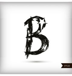 B letter capital black Royalty Free Vector Image Drip Smiley Face Wallpaper, Smiley Face Wallpaper, Face Wallpaper, B Letter, Black Royalty, The Letter B, Emoji For Instagram, Watercolor Lettering, Letter Logo Design