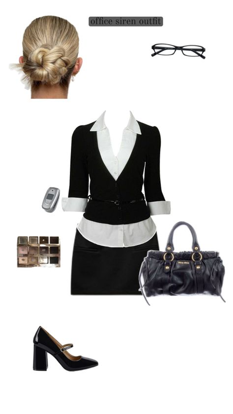 office siren outfit Siren Outfit, White Nails With Gold, Casual Outfits For Teens, Plain Dress, Office Fashion, Office Outfits, Elegant Outfit, Outfits Aesthetic, School Outfits