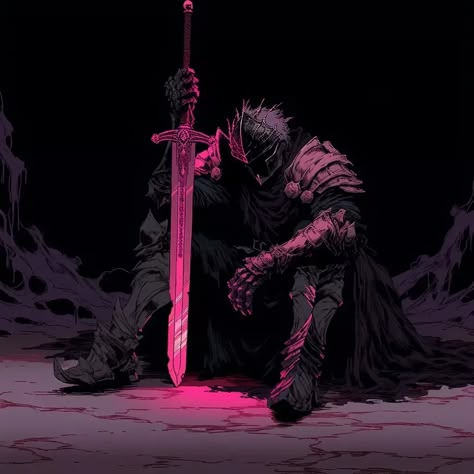 Sif Dark Souls, Dark Souls Wallpaper, Dark Fantasy Artwork, Souls Art, Arte 8 Bits, Dark Souls Art, Knight Art, Dark Soul, Dark Art Illustrations