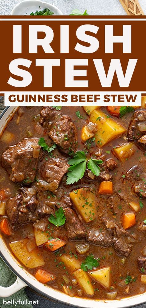 Guiness Beef Stew Recipe, Guiness Stew, Irish Beef Stew Recipe, Classic Beef Stew Recipe, Beef Stew With Beer, Irish Stew Recipe, Traditional Beef Stew, Guinness Beef Stew, Irish Beef Stew