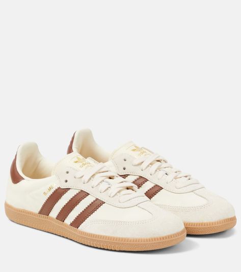 Samba OG leather sneakers in white - Adidas | Mytheresa Adidas Samba Og, Samba Og, Adidas Shoes Women, Sneakers Mode, Fall Winter 2024, Vetements T Shirt, White Trainers, Boot Pumps, Adidas Gazelle