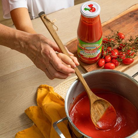 Why are our Divella Passatas one of our best sellers? It’s smooth, smells good, has no seeds, and is ready to cook on any occasion! Use Divella Passata as a base for pizza sauce, pasta sauces, soups, and stews,. Make as many classic and authentic Italian dishes as you want. Divella Passata di Pomodoro Tomato Puree is made from natural ingredients: tomatoes and salt. That's it! Enjoy the full, natural tangy flavor of Italian tomatoes with this Divella Tomato Puree. Authentic Italian Dishes, Italian Tomatoes, Tomato Puree, Sauce Pasta, Smells Good, Pasta Sauces, Authentic Italian, Pizza Sauce, Italian Dishes