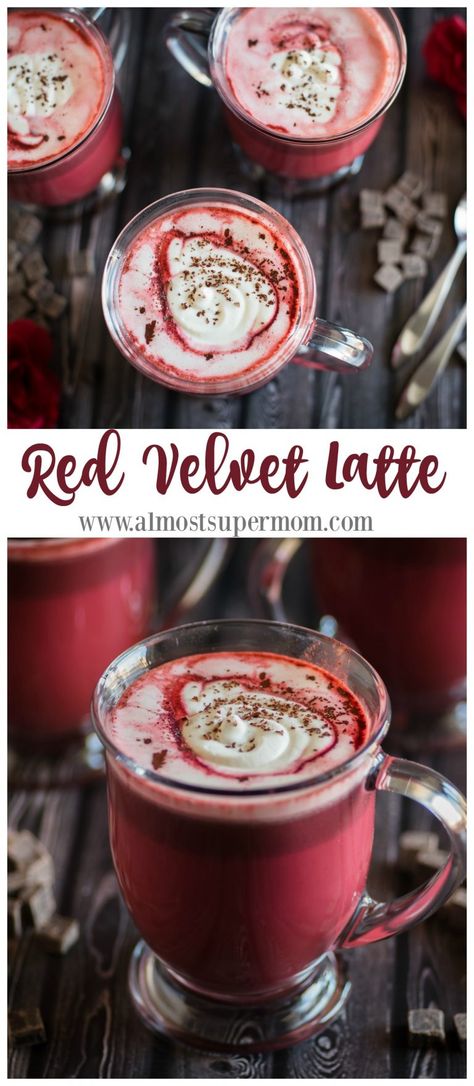 Red Velvet Latte, Sweet Coffee Drinks, Coffee Shop Ideas, Sweet Coffee, Coffee Ideas, Ice Coffee Recipe, Coffee Drink Recipes, Vanilla Coffee, Latte Recipe