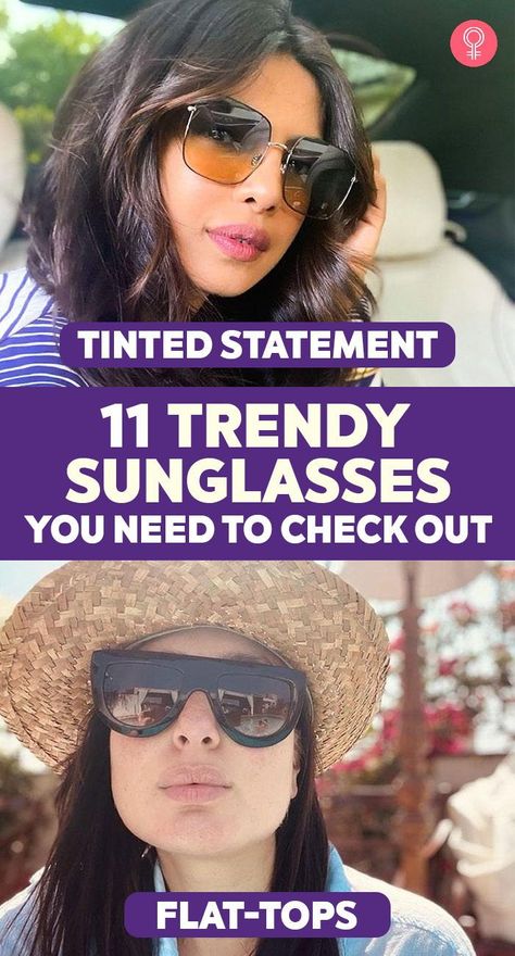 11 Trendy Sunglasses You Need To Check Out: do you acknowledge the fact that sunglasses can make or wreck your entire outfit? If you don’t, we suggest you check out some of these trendy sunglasses and how celebrities use them to up their glamor quotient. #sunglasses #fashion #tips #tricks #celebrities Woman’s Sunglasses, Must Have Sunglasses Women, Trendy Sunglasses For Women 2024, 2024 Sunglasses Trend Women, Trendy Sunglasses 2024, Sunglasses 2024 Trends Women, Women’s Sunglasses, Trending Sunglasses For Women, Sunglasses Celebrities