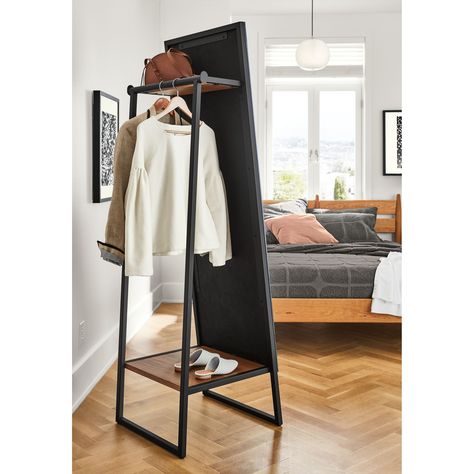 Wardrobe Mirror, Free Standing Wardrobe, Mirror Inspiration, Steel Mirror, غرفة ملابس, Standing Mirror, Clothes Rack, Room Board, Bath Furniture