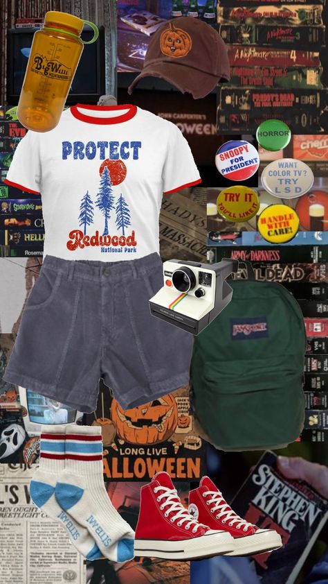 70s Camp Counselor Aesthetic, 70s Camp Counselor Outfit, Summer Camp Costume, Camp Core Outfits, 80s Camp Counselor Outfit, Camp Halloween Costume, 80s Camp Counselor Aesthetic, 80s Summer Camp Outfits, Campcore Outfits