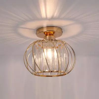 Ceiling Lights | Ceiling Fans with Lights Small Crystal Chandelier, Flush Mount Chandelier, Crystal Ceiling Light, Lampe Decoration, Hanging Ceiling Lights, Light Fixtures Flush Mount, Ceiling Light Fixture, Bedroom Ceiling Light, Semi Flush Mount Lighting