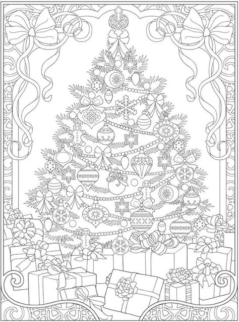 Christmas Coloring Pages For Adults, Christmas Ornament Coloring Page, Christmas Colouring Pages, Coloring Mandalas, Free Christmas Coloring Pages, Christmas Mandala, Christmas Coloring Sheets, Christmas Tree Coloring Page, Printable Christmas Coloring Pages