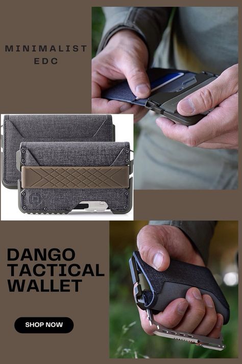 Streamline your everyday carry with the Dango EDC Men’s Wallet – a perfect fusion of style and functionality. Elevate your essentials with precision engineering and rugged elegance. #DangoWallet #MensAccessories #EverydayCarry An Amazon Affiliate Dango Wallet, Tactical Wallet, Edc Essentials, Edc Wallet, Multi Tool, Smart Design, Everyday Carry, Amazon Affiliate, Leather Craft