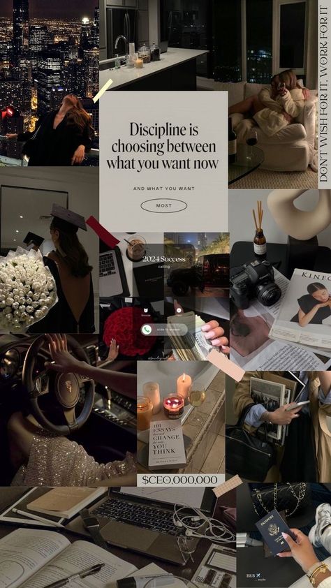 Healthy Relationship Mood Board, Mood Board Success, Ambitious Woman Aesthetic, Business Woman Mindset, Successful Woman Aesthetic, Successful Women Style, Successful Business Woman, Success Board, Peaceful Space