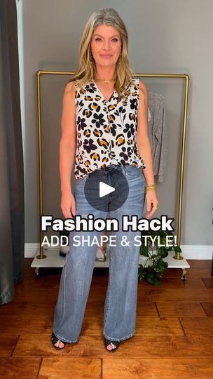 3.5K views · 87 reactions | Style tip Saturday.  This styling hack is a favorite of my clients.  It helps to add shape & offers another styling option for button front tops.  Have you tried it? Follow for outfit inspiration, styling tips, wardrobe must-haves and stylist job opportunity. Share if you found this helpful. | Janae Bradaric | Janae Bradaric · Original audio Stylist Job, Basic Wardrobe Essentials, Shirt Hacks, Job Opportunity, Clothes Organization Diy, Shirt Tucked In, Capsule Outfits, Button Front Top, Plus Size Models