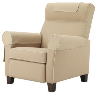 The Ektorp Muren recliner from Ikea is upholstered in fabric and comes in two colors: idemo blue and idemo beige. Pictured here in beige Ikea Recliner, Ikea Ektorp, Sitting Room, Recliner Chair, Guest House, Recliner, Decorating Ideas, Unique Design, Diy Projects