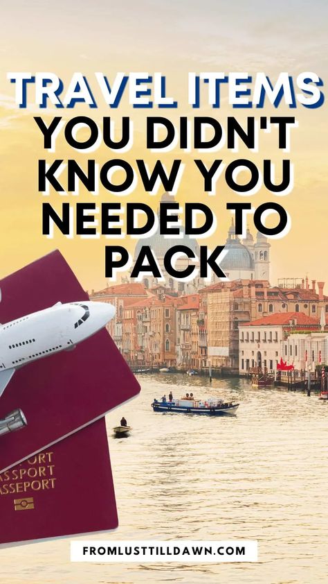 How To Prepare For Traveling, Best Items For International Travel, Packing For International Trip, Airplane Travel Must Haves, How To Prepare For A Trip To Europe, Must Haves For European Travel, Must Have For Traveling, Must Have Travel Items Europe, Travel Necessities International