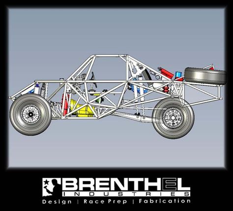 Baja Trophy Truck by Brenthel Industries - Pirate4x4.Com : 4x4 and Off-Road Forum Trophy Truck Chassis, Rally Truck, Go Kart Frame Plans, Go Kart Frame, Kart Cross, Baja Truck, Go Kart Buggy, Truck Frames, Chassis Fabrication