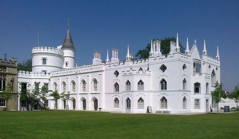 The Castle Of Otranto, Strawberry Hill House, Horace Walpole, Portsmouth Virginia, Gothic Revival Architecture, Strawberry Hill, British Architecture, Gothic Castle, Gothic Revival