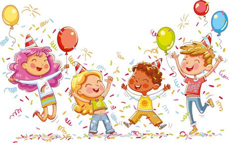 Birthday Party Illustration, Party Illustration, Party Vector, Eid Crafts, Funny Cartoon Characters, Party Cartoon, Birthday Cartoon, Happy Birthday Wallpaper, Superhero Kids