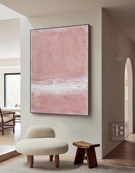 Pink wabi sabi wall art pink white abstract painting neutral wall decor boho textured wall art pink minimalist painting entrance wall art Abstract Wall Art Pink, Pink Canvas Art Abstract, Pink Modern Art Painting, Pink Contemporary Art, White Wash Wall Art Light Pink, Wabi Sabi Living Room, Big Abstract Pink Canvas, Boho Texture, Cuadros Diy