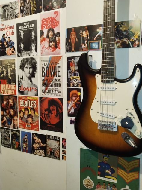 Grunge Rock Room, 80s Rock Room, Rock N Roll Bedroom, Jack Pop, 60s Room, Rock And Roll Room, Rock Bedroom, Maximalist Room, Rock Room