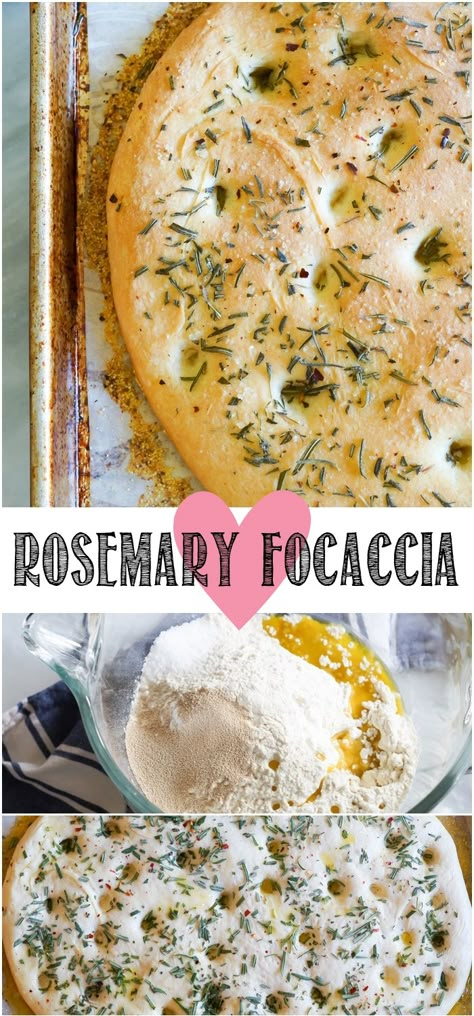 simple rosemary focaccia from @bakeat350  @thepioneerwoman Ree Drummond Recipes, Rosemary Focaccia, Gluten Free Banana Bread, Pioneer Woman Recipes, Ree Drummond, Yeast Bread, The Pioneer Woman, Bread And Pastries, Bread Recipes Homemade