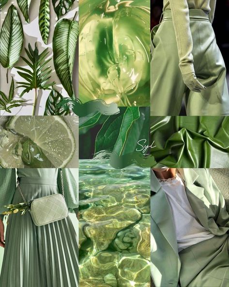 𝐒𝐘𝐋 on Instagram: “💚BUTTERFLY GREEN💚 #trend #trendy #trendforecasting #forecast #mood #moodboard #moodboardaesthetic #greenaesthetic #fashionstyle #2021…” Nature Inspired Mood Board, Mood Boards Green, Green Mood Board, Green Moodboard, Mood Board Fashion Inspiration, Colour Mood, Soccer Backgrounds, Fashion Show Themes, Moodboard Inspiration