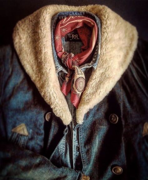 (42) @denimenmo on Tumblr Farmer Fashion Men, Filson Aesthetic, Editorial Flatlay, Double Rr, Winter Cowboy, Cowboy Aesthetic, Cowboy Outfits, Baby Cowboy, Men Fashion Casual Outfits