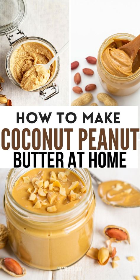 peanut butter Peanut Butter Homemade, Peanut Butter Diy Homemade, How To Make Coconut Butter At Home, Make Your Own Peanut Butter, Homemade Peanut Butter In Blender, Healthy Peanut Butter Snacks, Cream Tattoo, Nut Butter Recipes, Almond Butter Recipes