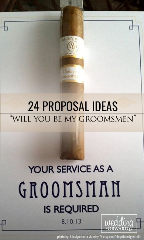 24 Groomsmen Proposal Ideas "Will You Be My Groomsman" ❤ We suggest some funny and preferred groomsmen proposal ideas. They include shot glass, bottles of your favorite drinks, cigars, socks, proposal cards etc. See more: http://www.weddingforward.com/groomsmen-proposal-ideas/ ‎ #wedding #groomsmen Groomsmen Proposal Destination Wedding, Will You Be My Groomsman Ideas, Best Man Proposal Ideas, Groomsman Proposal Funny, Groomsmen Proposal Ideas, Groomsman Ideas, Asking Groomsmen, Groomsmen Proposal Gifts, Be My Groomsman