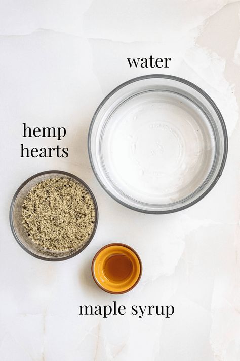 Hemp Milk Recipe | The Butter Half Hemp Milk Benefits, Diy Hemp Milk, Homemade Hemp Milk, Hemp Milk Recipes, Smoothie With Hemp Seeds, Hemp Milk, Tree Nut Allergy, Plant Based Milk, Natural Sweeteners