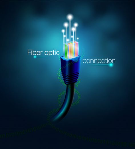 Fiber optic connection. Premium Vector Optic Logo, Fiber Optic Internet, Line Diagram, Fiber Optic Lighting, Fiber Internet, Glowing Background, Fibre Optics, Fiber Optic Cable, Technology Background