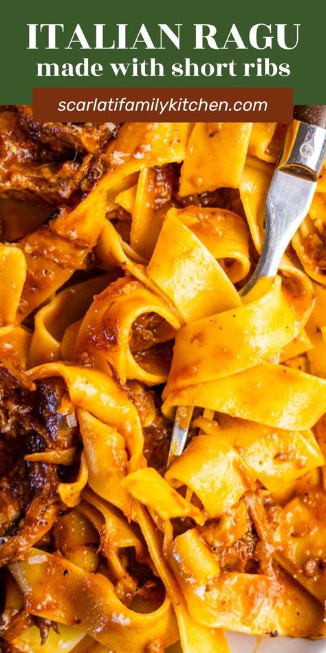 Beef Short Rib Ragu Recipe, Best Beef Ragu Recipe, Short Rib Ragu With Pappardelle, Braised Beef Pappardelle, Short Ribs And Pasta, Short Ribs With Pappardelle, Short Rib Ragu Slow Cooker, Short Ribs Ragu With Pappardelle, Best Ragu Sauce Recipe